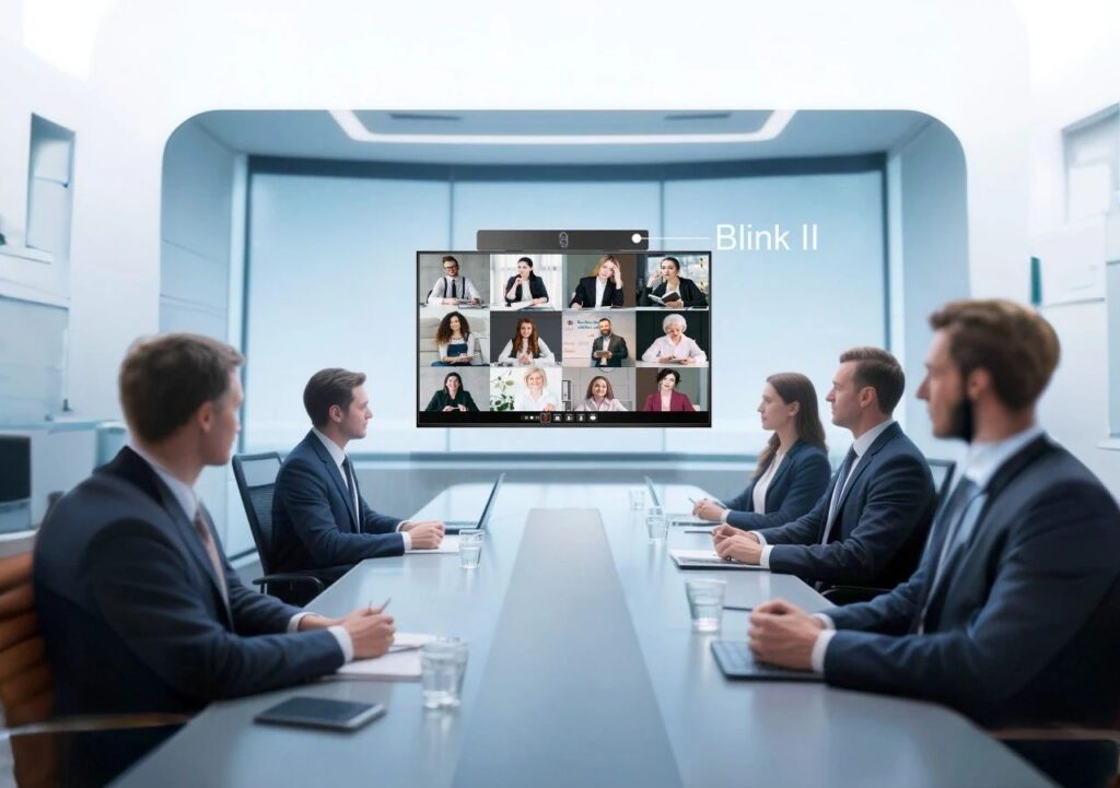 全鏈路AI進(jìn)化,Thundercomm Blink II視頻會(huì)議一體機(jī)煥新亮相InfoComm USA 2025插圖 全鏈路AI進(jìn)化,Thundercomm Blink II視頻會(huì)議一體機(jī)煥新亮相InfoComm USA 2025插圖